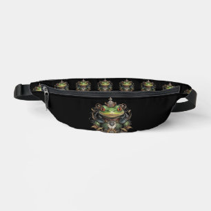 Riñoneras "Salto Mecánico: La Rana Verde Steampunk"