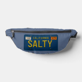 Riñoneras Salty Retro 1969 California License Plate Graphic