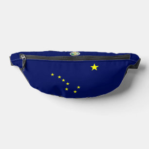 Riñoneras sello de la bandera de Alaska