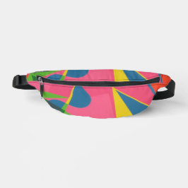 Riñoneras Shades of Pink Abstract Fanny Pack