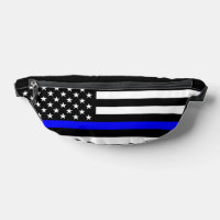 Simbólico Thin Blue Line: Imagen de la bandera est