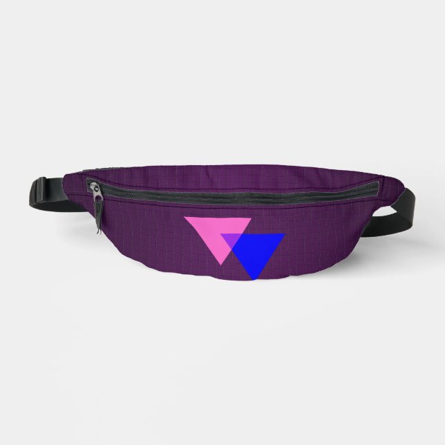 Riñoneras Símbolo de bisexualidad (Anverso)