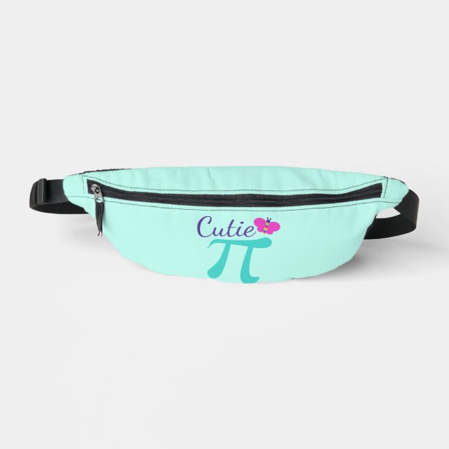 Riñoneras Símbolo de Cutie Pi Math Pun (Anverso)