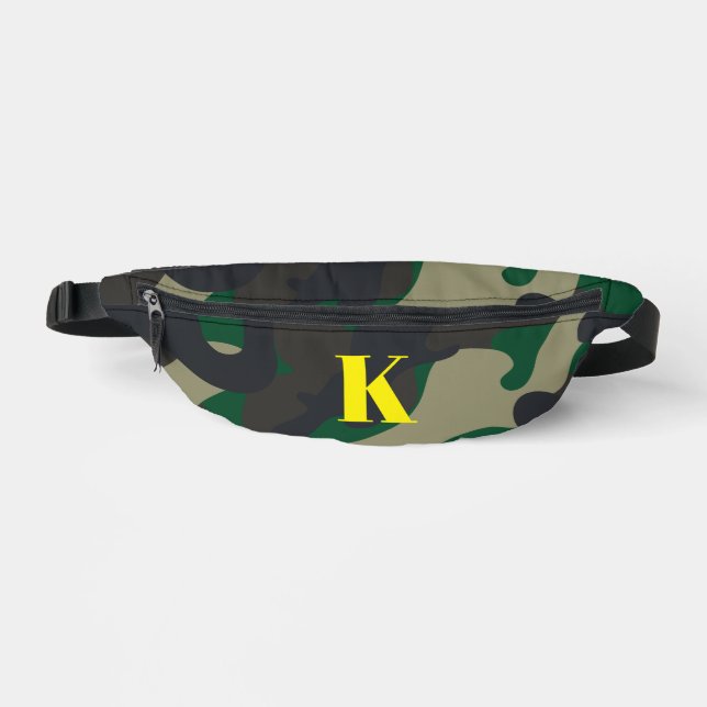 Riñoneras Soldado verde del ejército militar con temática de (Anverso)