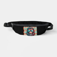 Squatch en gafas de sol con texto vintage