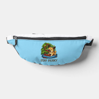 Riñoneras Stay Perky Puppy and Coffee Harvest Fanny Pack