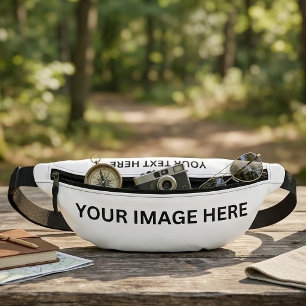 Riñoneras Subir fotos y agregar texto – Imagen simple