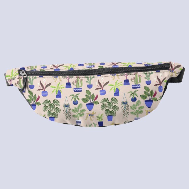Riñoneras Suculento Hogar Cactus (Cactus cacti succulent pattern blush pink fanny pack for plant lovers)