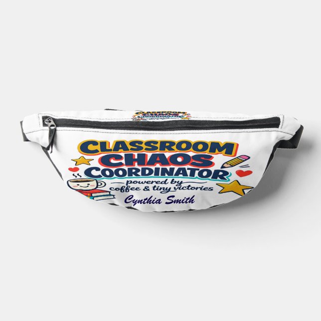 Riñoneras Teacher Appreciation Chaos Coordinator Fanny Pack (Distribución)
