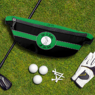 Riñoneras Tee de Golfista Golf Humor Deportivo Monograma Neg