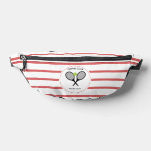 Riñoneras Tenis personalizado raqueta sandía a rayas