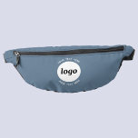 Riñoneras Texto de logotipo redondo Empresa promocional Gris<br><div class="desc">Añade tu propio logotipo y elección de texto a este diseño. Eliminar el texto superior o inferior si lo prefiere. Minimalista y profesional. Ideal para un producto promocional para sus clientes y clientes. Su logotipo será recortado a un círculo blanco. Para ver otras versiones,  vea la colección.</div>