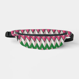 Riñoneras “The Colorful Accordion Look” Print Fanny Pack