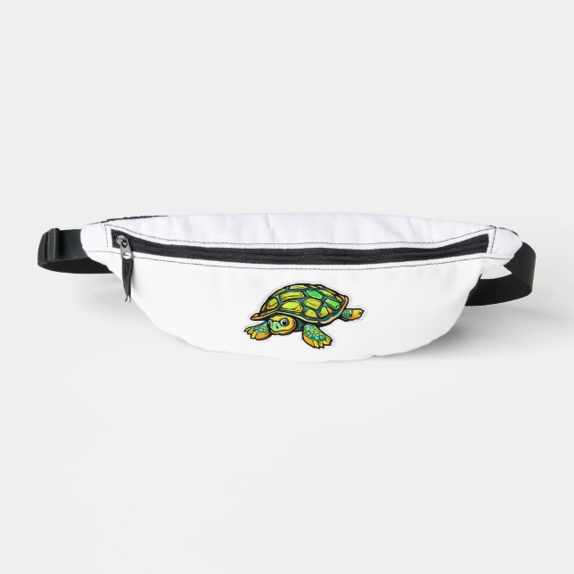 Riñoneras Tortuga Animal Tortuga Verde (Anverso)