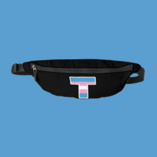 Riñoneras Trans Pride Capital T Fanny Pack