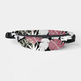 Riñoneras Tropical leaves bold exotic modern edgy botanical