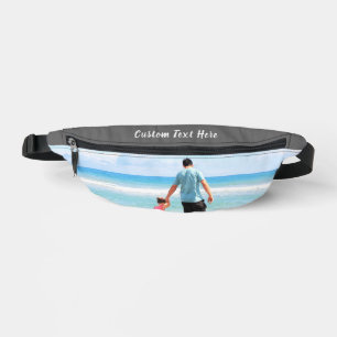 Riñoneras Tu Fanny de fotos favorita con texto Personalizado