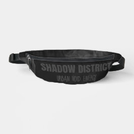 Riñoneras Underground Bag Unisex Shadow Black