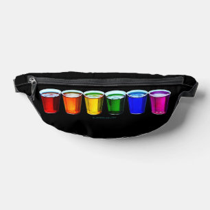 Riñoneras vasos de chupito de SlipperyJoe's seis tazas dispu