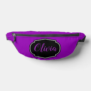 Riñoneras Vibrante, audaz Fuchsia Purple Personalizada