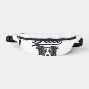 Riñoneras Vida de papá Border Collie es dura diseño de camis