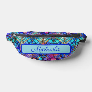 Riñoneras Vidrio Grabado de Colores Vibrantes Personalizado