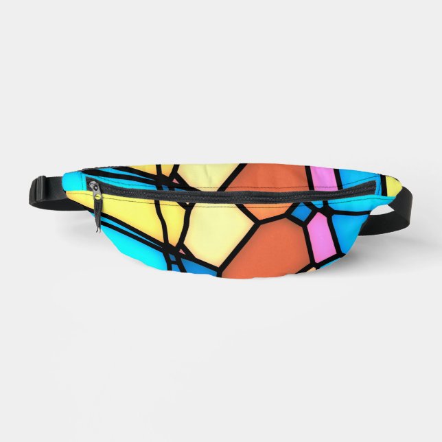 Riñoneras Vidrio teñido multicolor (Anverso)