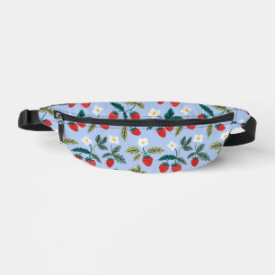 Riñoneras Vintage Cottagecore Strawberry Pattern