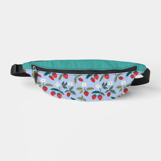 Riñoneras Vintage Cottagecore Strawberry Pattern (Anverso)