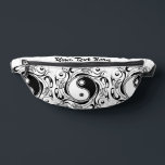 Riñoneras Yin & Yang Symbol Black and White Tattoo Style<br><div class="desc">Decorative Ying Yang Symbol Psychedelic Black and White Tattoo Style Art Design. Originally created with Hi Quality Vector Graphic Art Copyright BluedakArt TheChameleonArt.</div>