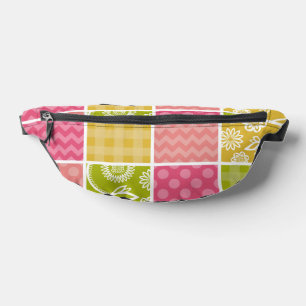Riñoneras Zigzag, Chevron, Polka Dots, Gingham, Patchwork