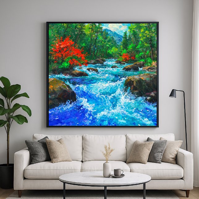 Río a Través del Bosque - Estilo de Arte Impresion (Subido por el creador)