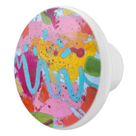 Río Azul Tirador Cerámico