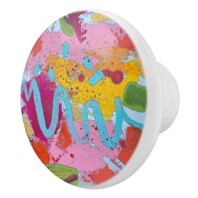 Río Azul Tirador Cerámico (Derecha)