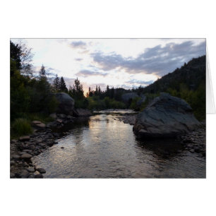 Río Big Thompson al amanecer