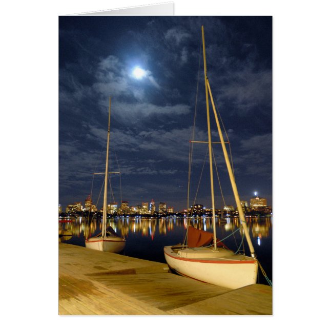 Río Charles y la línea aérea de Boston (Frente)