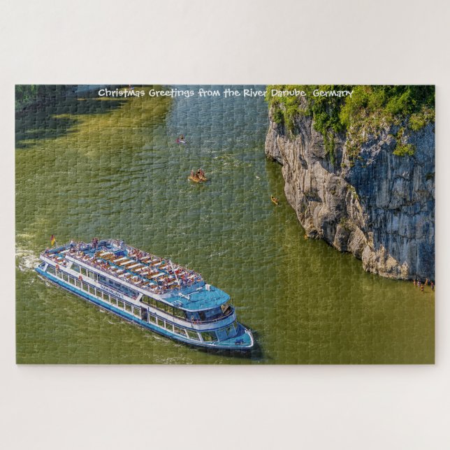 Río Danubio Alemania. Rompecabezas (Horizontal)