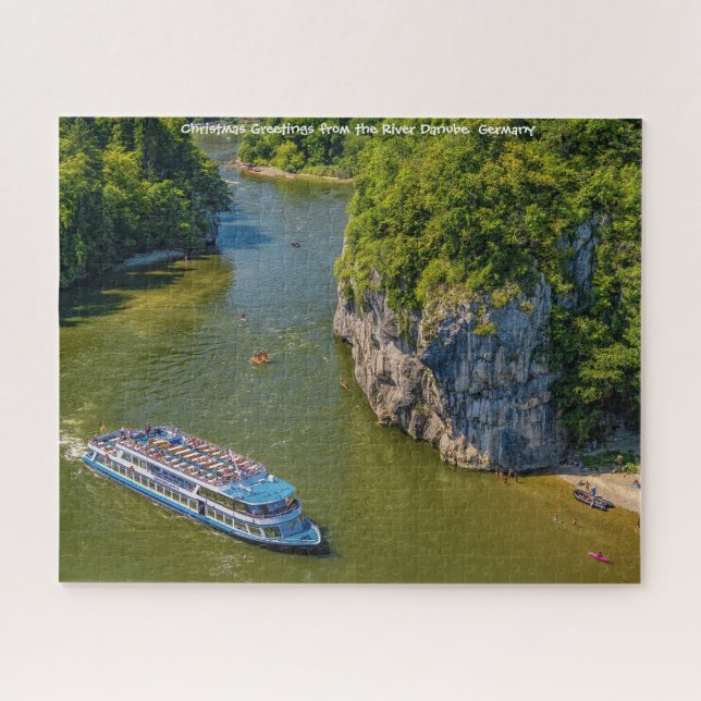 Río Danubio Alemania. Rompecabezas (Horizontal)