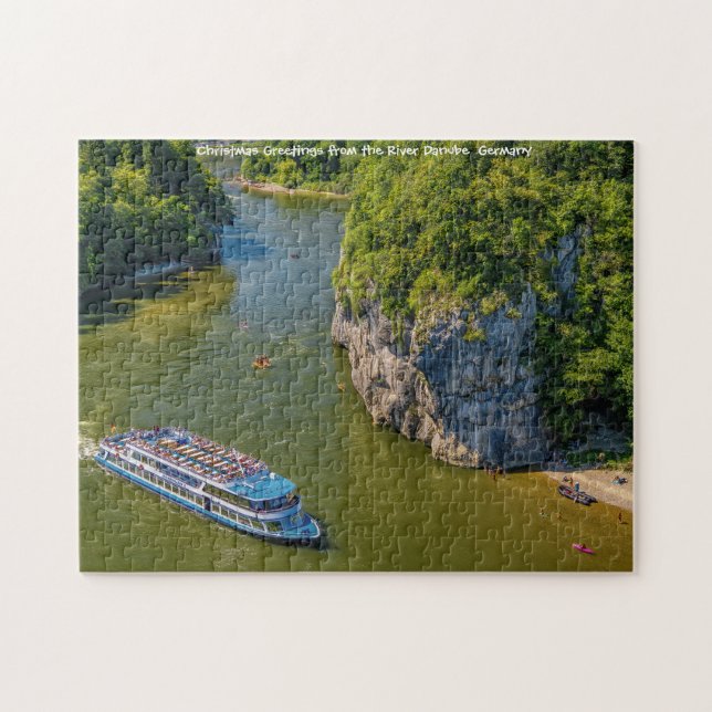 Río Danubio Alemania. Rompecabezas (Horizontal)