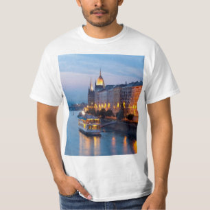 Río Danubio Budapest camiseta de Hungría