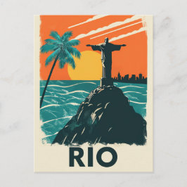 Río de Janeiro Brasil Cristo el canje postal