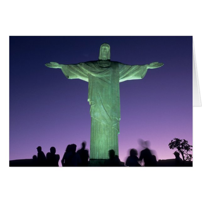 Río de Janeiro, Brasil. la estatua de Cristo en (Anverso (Horizontal))