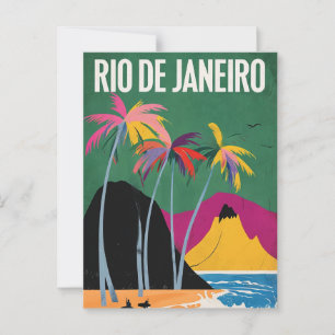 Río de Janeiro, Brasil, postal de vacaciones en la