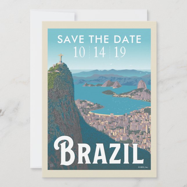 Río de Janeiro, Brasil | Reserva la fecha (Anverso)