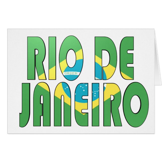 Río de Janeiro, el Brasil (Anverso (Horizontal))