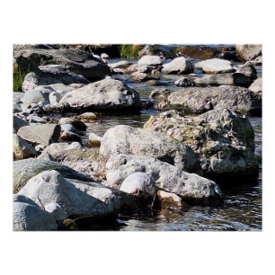 Río de la montaña de los Cárpatos - Impresión de l