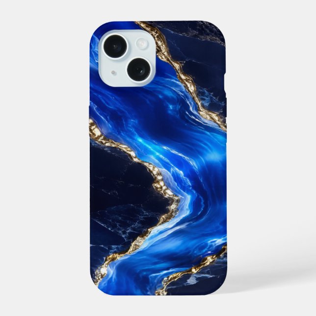 Río de mármol de zafiro de lujo (Reverso )