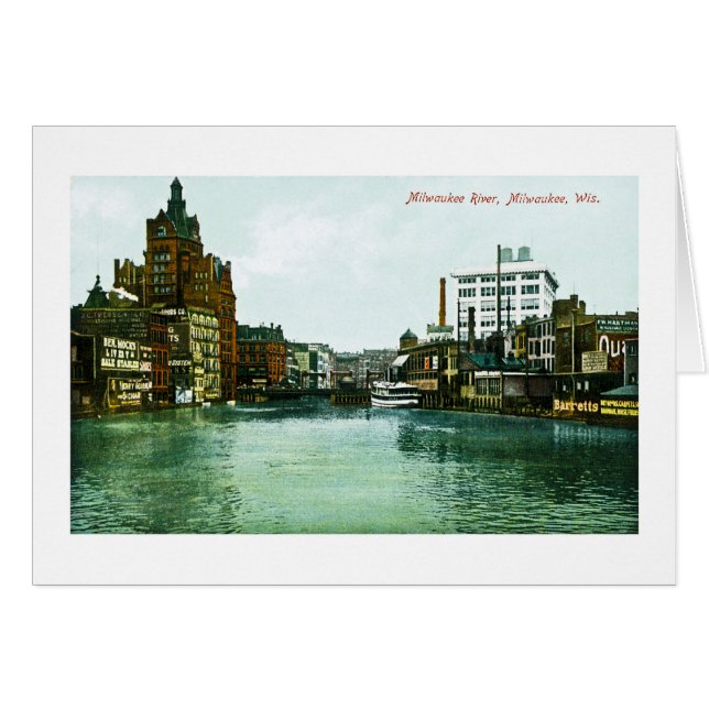 Río de Milwaukee, Milwaukee, Wisconsin (Anverso (Horizontal))