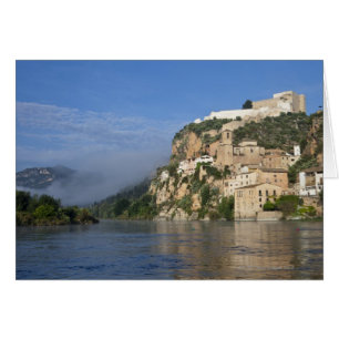 Río Ebro (Ria Ebre); Castillo Templario; temprano