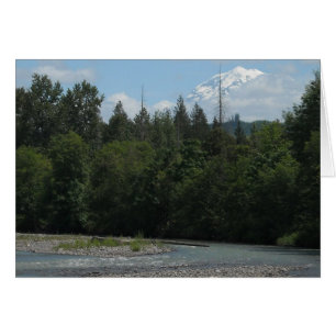 Río el Monte Rainier del carbono